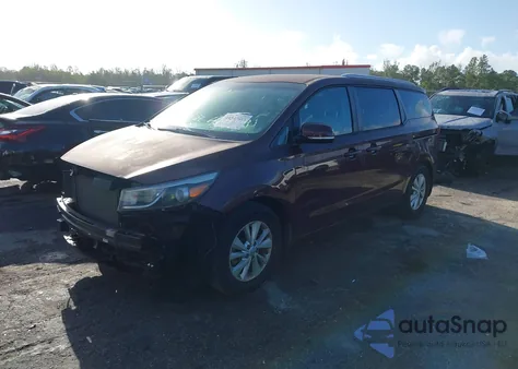 2017 Kia Sedona Lx z USA, uszkodzony, nr VIN KNDMB5C1XH6334834